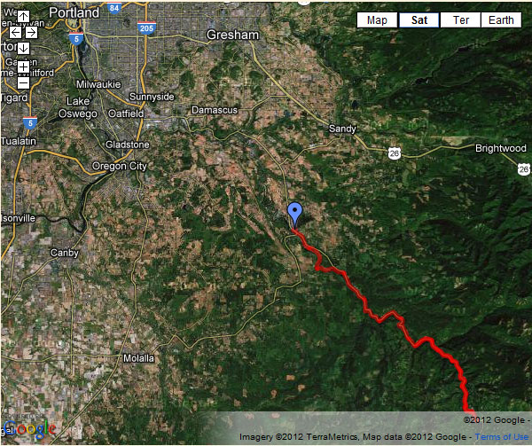 Portland, Estacada to Ripplebrook