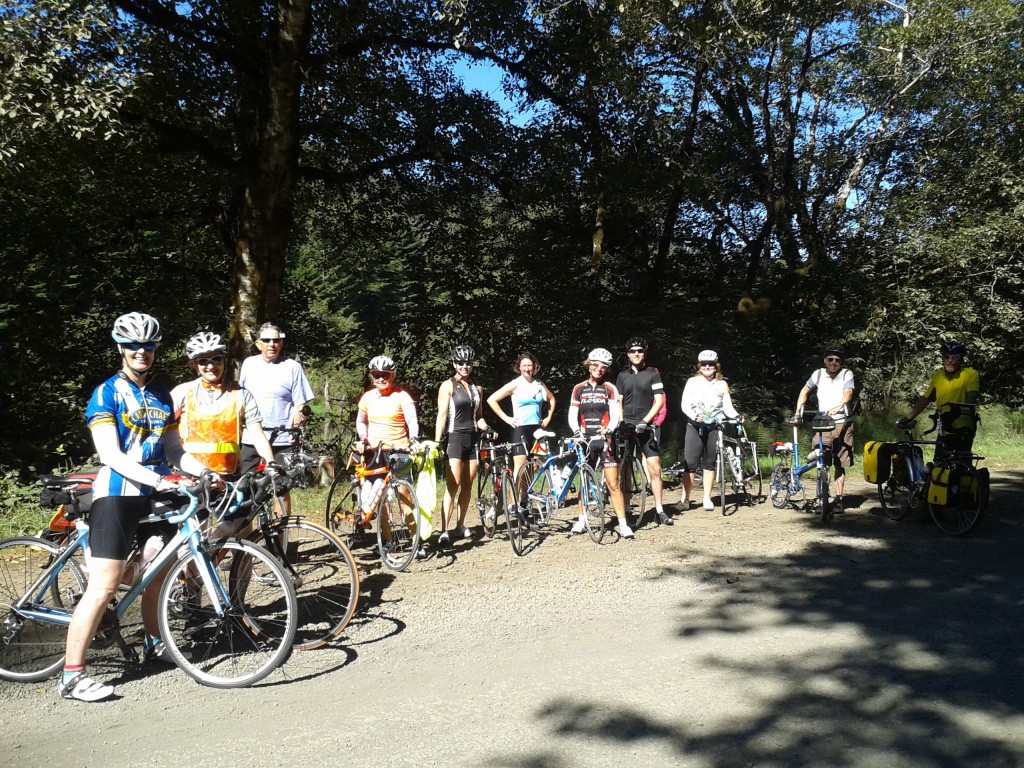 2013-08-19 Oregon Cost Loop, waiting for a ride