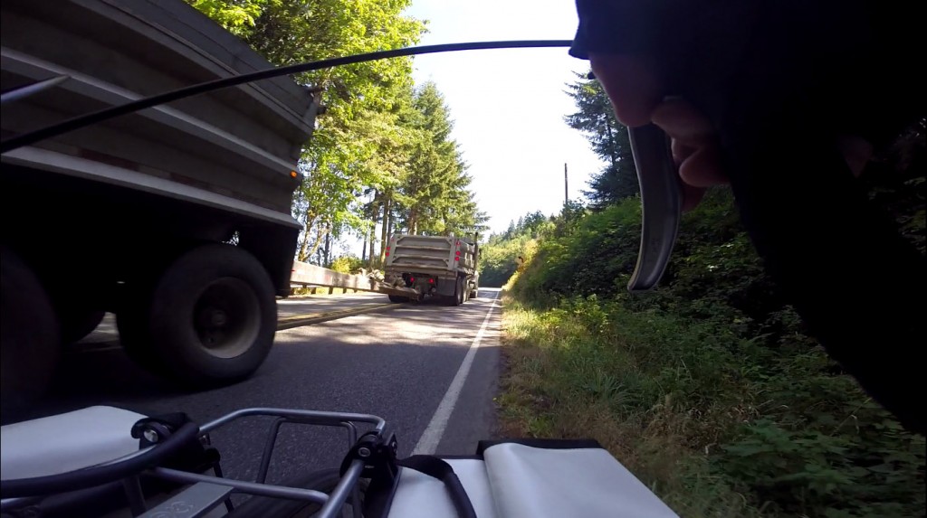 Highway 20 close truck